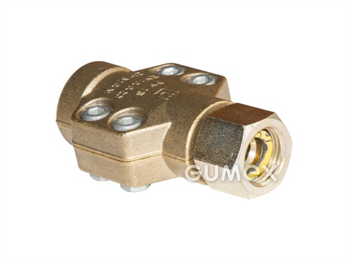 Dampfverschraubung DN 13x6mm, IG G 1/2", 18bar, Dichtung Frenzelit, +210°C, verzinkter Stahl, 